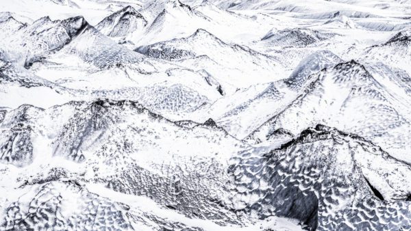 Glacier, Myrdalsjökull, Islande, janvier 2023